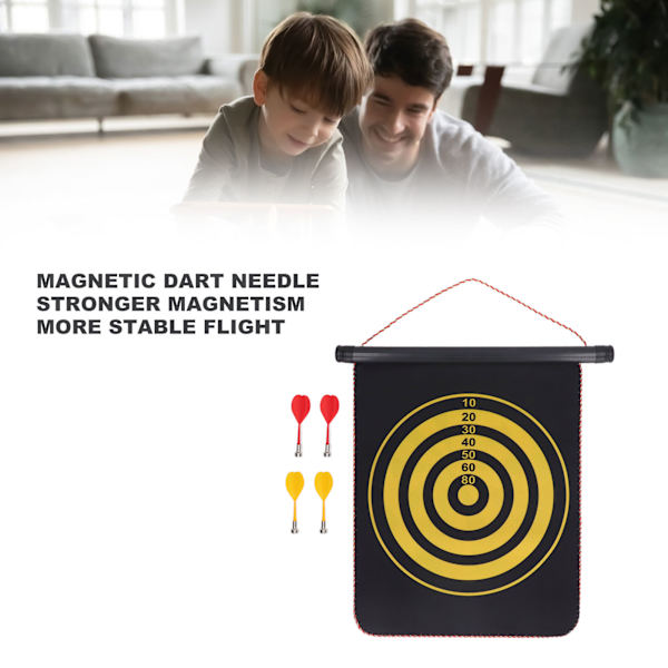 Magnetisk Darttavla Dubbelsidig Interaktiv Oändlig Kul Säker Magnetisk Darttavla Spel
