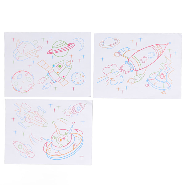Ultimate Light Board DIY 3D Lysende Fargerik Doodle Lysbrett for Barn