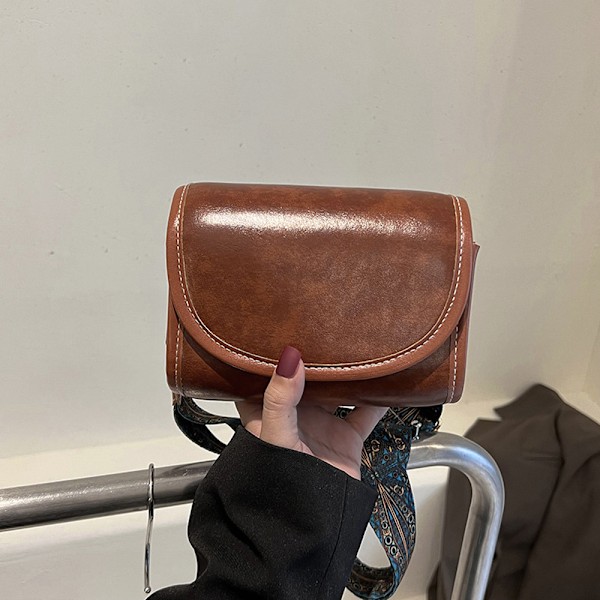 Crossbody-tasker til kvinder - Flap Saddle Taske-stil
