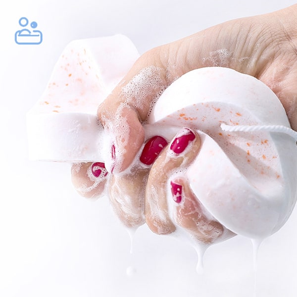 Spa-svamper for ansiktsrensing, massasje, poreeksfoliering, sminkefjerning