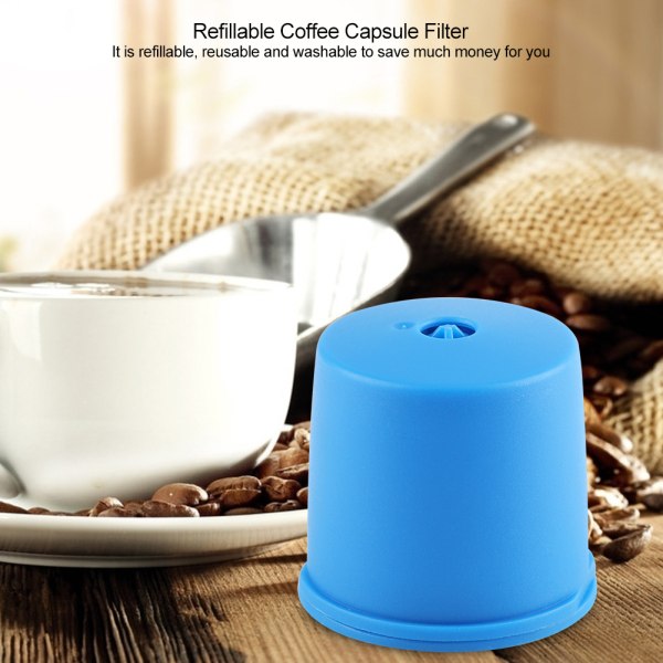 Återanvändbart påfyllningsbart påfyllning kaffekapselfilter PP plast