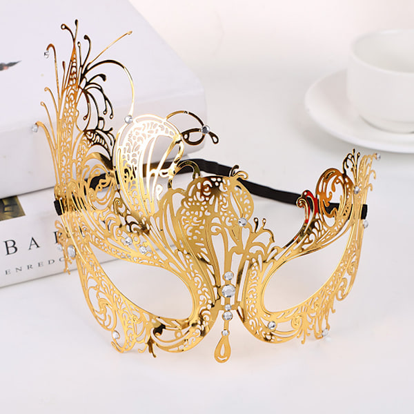 Maskeradmask för kvinnor, festkvällsbalmask bar kostymaccessoar, retromasker