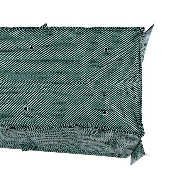 60CM Rektangulär Planteringsväska med Vikbar Stång Vävd Tyg Växtväxande Väska för Trädgård Balkong Jordbruk