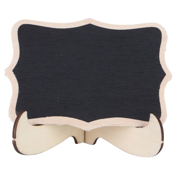 10st Mini svarta tavlor träskyltar Svarta tavlor anslagstavla