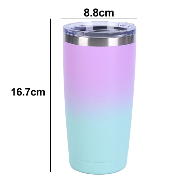 Rostfritt stål Tumbler som setts | Vakuumisolerad flaska med Flex-lock och sugrör för varma och kalla drycker