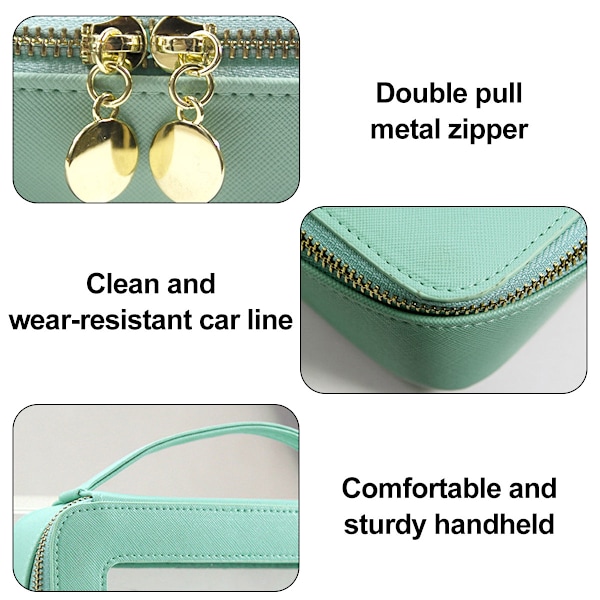 Klar Makeup Taske Organizer, Bærbar Rejsetaske til Kosmetik til Kvinder Piger, med Transparente Vinduer
