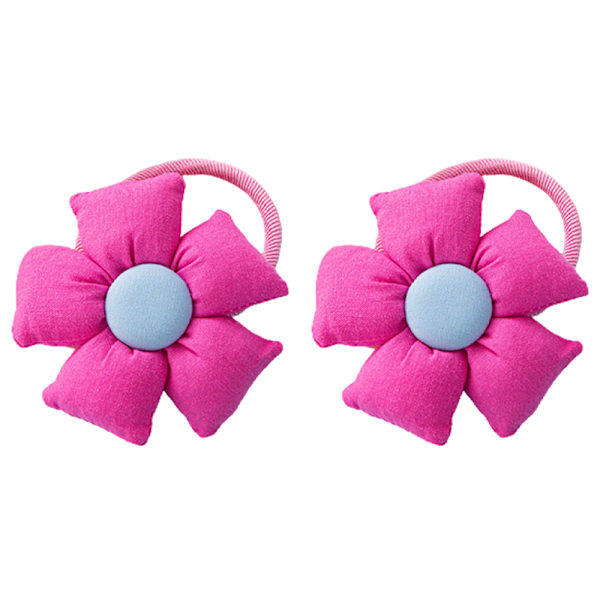 Bomullselastiska slipsar Blomsterhästsvanshållare Pigtail slipsar
