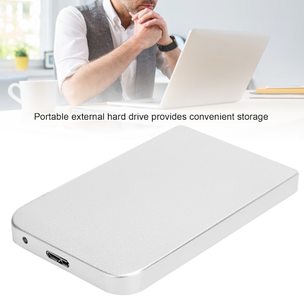 Hårddisk USB3.0 Lagring 2.5 tum Mobil Extern Disk Dator Bärbar Dator Tillbehör Silver 320GB