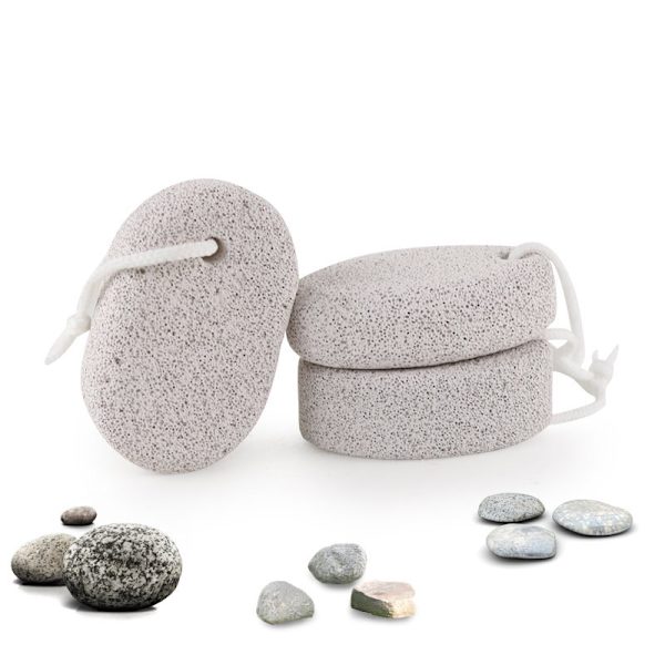 Pumice Sten til Fødder 4 stk, Naturlig Pumice Sten, Pumice