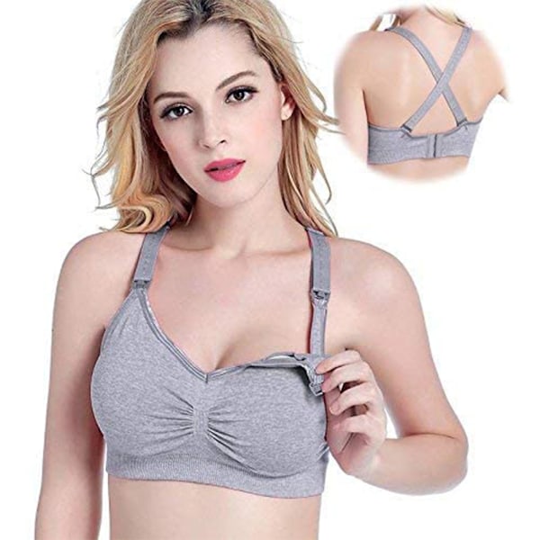 3 kpl Nylon Seamless Maternity Nursing Bra -pehmusteilla ja pidennyshihnoilla