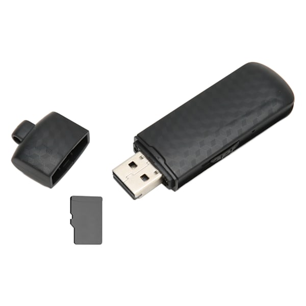 USB-inspelare HD Brusreducering Säker Röstaktiverad Stöd för Minneskort Miniinspelare för Möte Intervju Neutral Engelska Grå 8GB