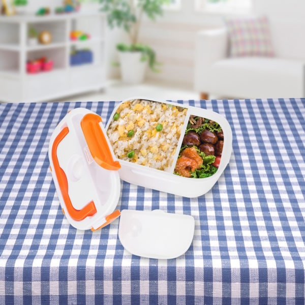 Portable 12V Car Use Electric Heating Lunch Box Bento Meal