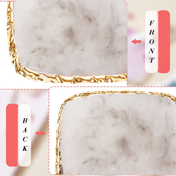 Harpiks Neglekunst Plade Palette Makeup Paletter Neglekunst Display Holder Fotografering Rekvisitter