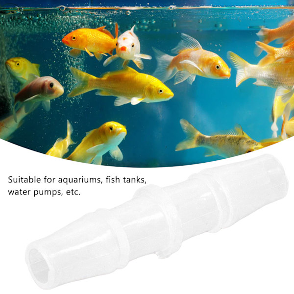 10 st Slangkoppling PP-rörkontakt Fogar Lika Diameter Rak Genomgående Set Kit 7,9‑7,9