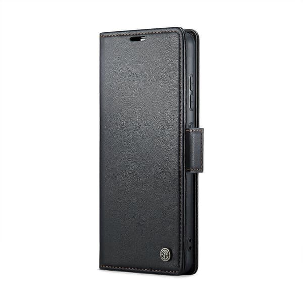 Mobildeksel til Samsung Galaxy S24 FE CASEME 023-serien RFID-beskyttelse Glanset Stativ
