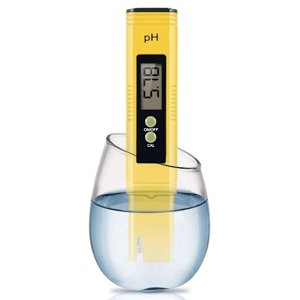 0,01 Upplösning Digital pH-mätare, Portabel LCD Automatisk pH-mätare Penna Vattenkvalitetstestare för Hushållsdricksvatten, Akvarium, Pool, Laboratorium