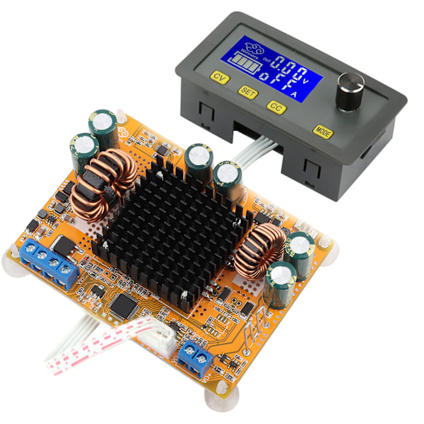 DC‑DC Justerbar 5A LCD Digital Automatisk Step‑up Step‑down Spændingsmodul