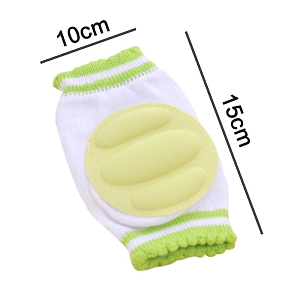 3 Par Anti-Skli Kneskinn for Babyer, Justerbare Baby Kneskinn for Gange, Pustende Baby Kneskinn for Kryping for Babybeskyttelse