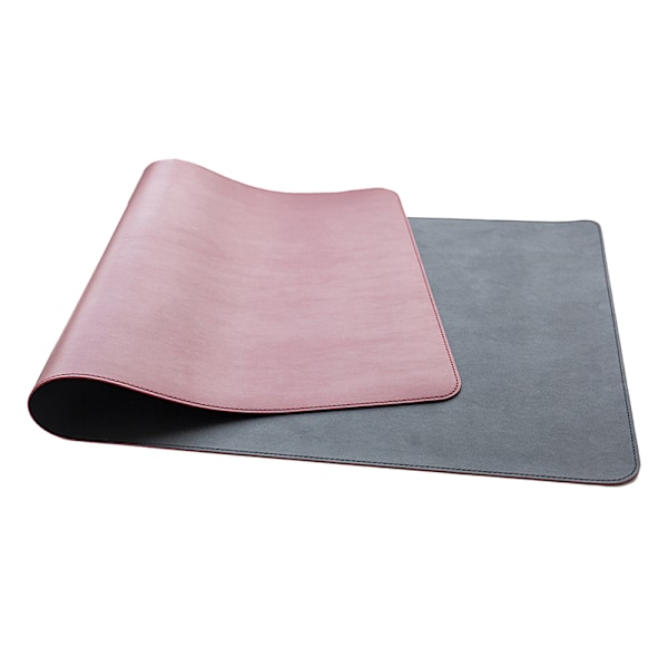Läderunderlägg för skrivbord, halkfri musmatta för kontor, vattentät, gratis bandage - 80 x 40 cm