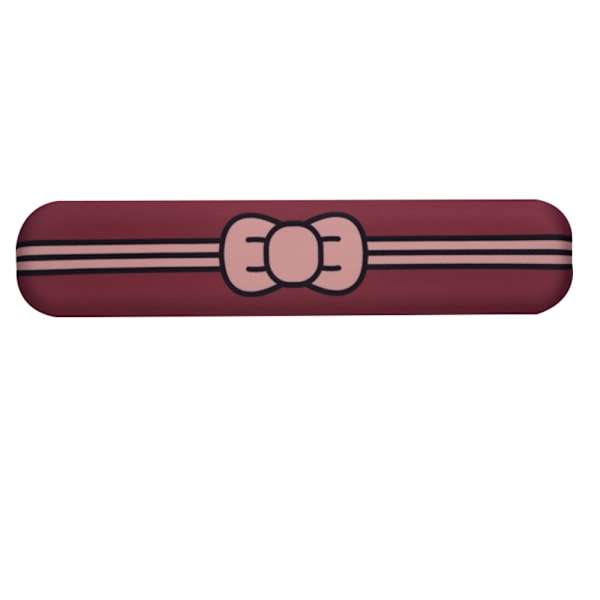 Handledsstöd för tangentbord, bekväm minnesbomullsfyllning, halkfri, söt rosett - 36 cm