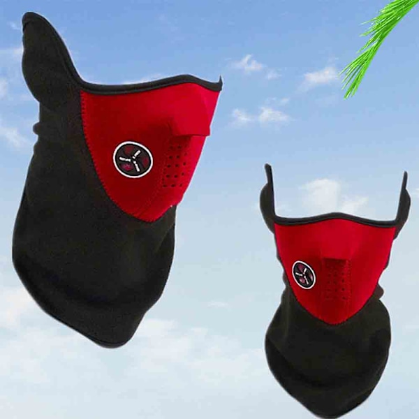 Andningsbar mask med UV-skydd för skidåkning, fiske, cykling, kalla/varma utomhusaktiviteter
