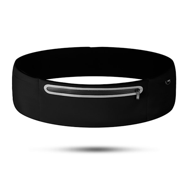 Ultratunt midjebälte för löpning, män och kvinnor, sport, utomhus, resor, slimmad, vattentät telefonbältesväska