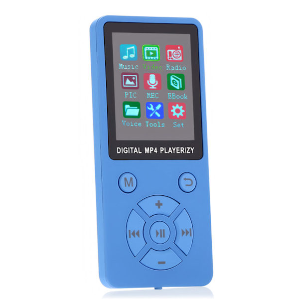 Mini LCD-näyttö MP4-mediasoitin tukee 32G TF-korttia, erittäin ohut MP4-soitin FM E-kirjalla