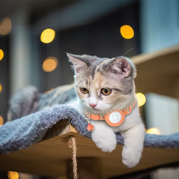 Kattkrage för små husdjur valpar, mjuk hållbar reflekterande nylonrem kompatibel