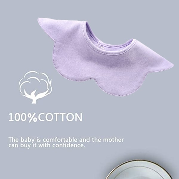 Baby Bandana-Sjal Drool-Snuttefilt för Drool och Tandspottning Bomullsabsorberande för Pojke Flicka