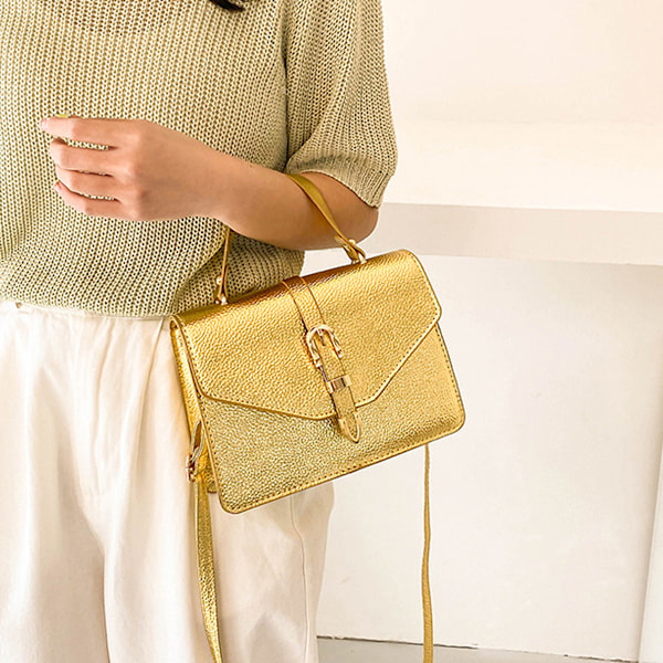 Justerbar axelrem Crossbody-väskor Crossbody-väskor för kvinnor Läderaxelväska Cross Body-väska med handledsrem