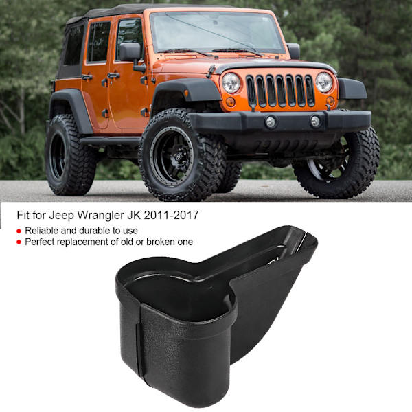 2 stk. Bil Dør Oppbevaringsboks Vannkoppholder Modifiserte Tilbehør Passer for Jeep Wrangler JK 11-17