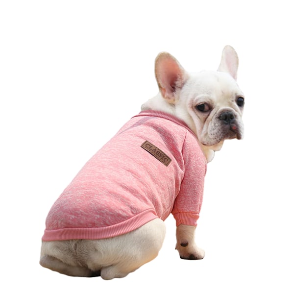 Blød kæledyrsbeklædning Hundetøj Tykkere cardigan Varmt vinterstrikket sweater til små til mellemstore kæledyr
