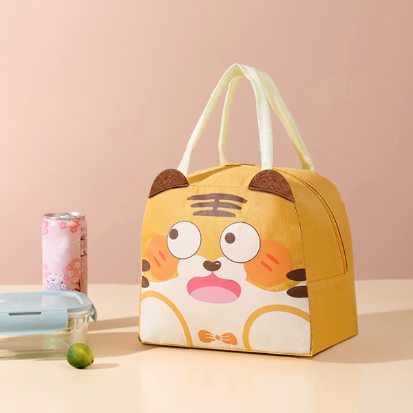 Söta Lunchväskor för Kvinnor, Cartoon Termisk Lunchväska Lunchbox Behållare Kylare för Vuxen Kontorsarbete Picknick Resa