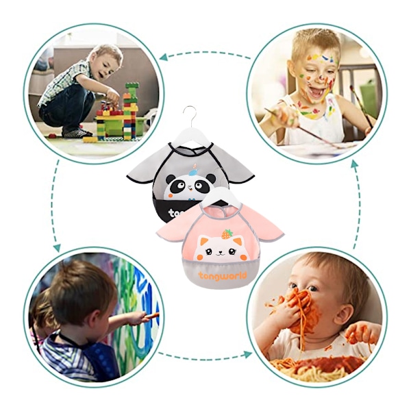 Muslin-Sjal Bibbar, Baby Bandana Drool Bibs 360 Bibbar för Pojkar Flickor Nyfödda Spädbarn för Dregling och Tandspottning