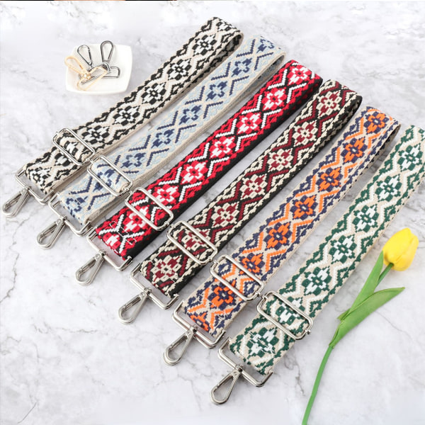 Axelremsväska ersättning crossbody bred axelrem justerbar canvas remmar handväska rem ersättning bälten
