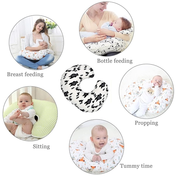 Ammingspute, støtte for babyens hode og kropp under amming og sitting