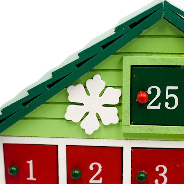 25 Rum Julekalenderhus - Julepynt til Hjemmet