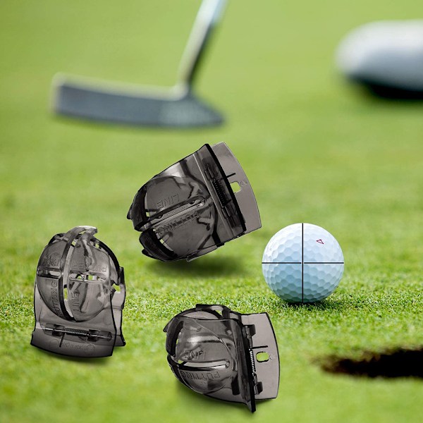 4 kpl Golf-pallojen linjan piirtämis- ja merkitsemistyökaluja ja golfpallojen merkkikynä