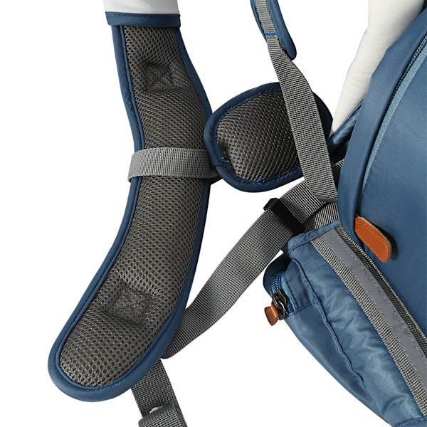 Justerbar Baby Bärsele, Andningsbar Ergonomisk Wrap Sling Ryggsäck (Ljusblå)