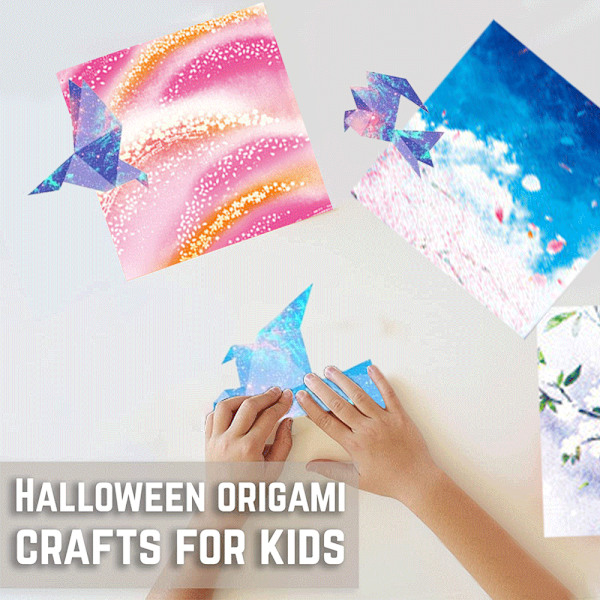 Origamipapper 100 ark 6 tum fyrkantiga olika färger på båda sidor handgjorda hantverk origamipapper konst kreativitet