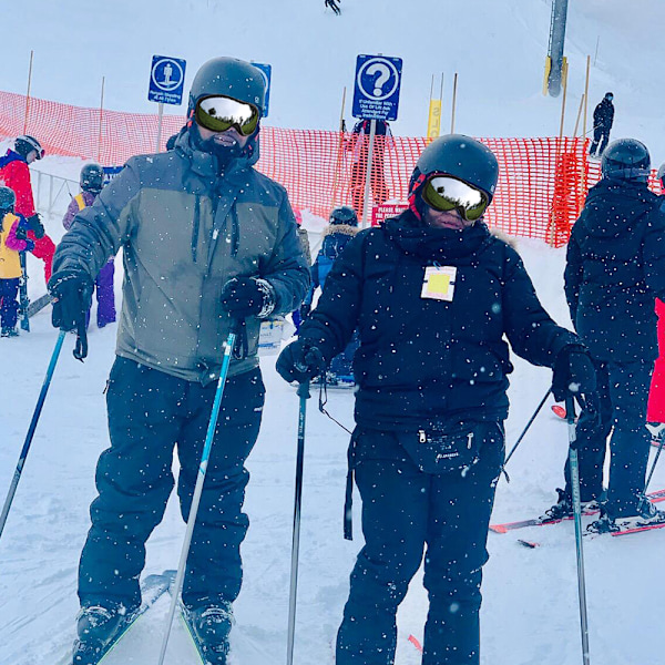 Sferiske skibriller, skibriller dobbeltlags anti-dugg menn og kvinner utendørs skibriller