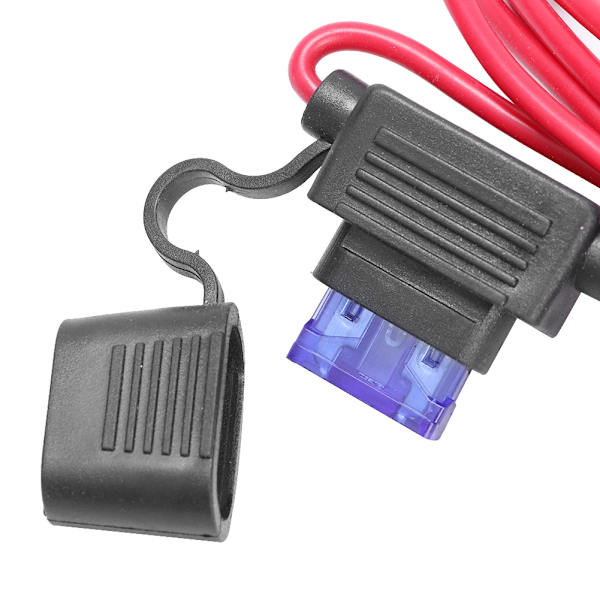 Universal 12V Spotlampe Spotlight Tåkelys Lampe Ledningsnettsett med Relé