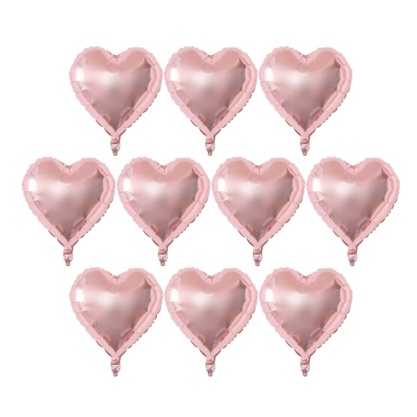 10 st 18" hjärta aluminiumfolie ballonger fest bröllopsfödelsedag
