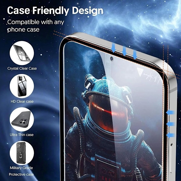 OnePlus Nord CE4 Lite 5G Privacy Härdat glas 0.26mm 2.5D 9H