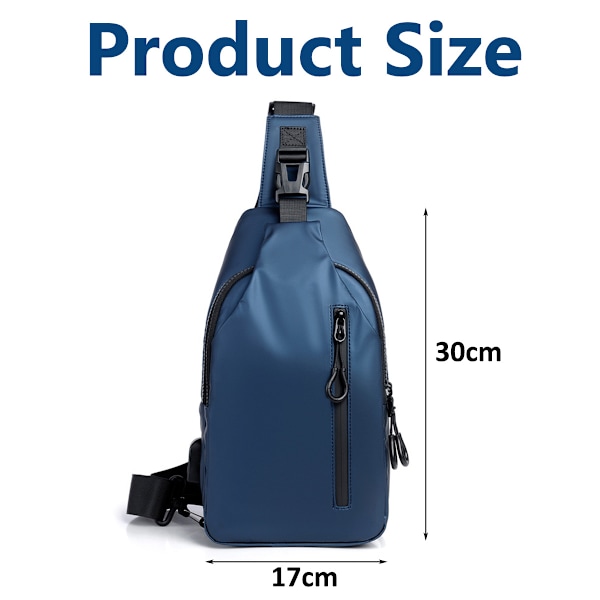 Messenger Sling Bag Rygsæk Letvægts Rem Rygsæk Rejse Vandreture Brysttaske