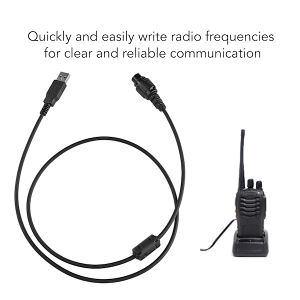 PC37 USB Programmeringskabel Walkie Talkie Frekvens Skrivlinje Klar Kommunikation för Hytera MD650 MD780