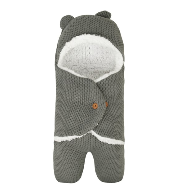 Vadderad babyvagnssovsäck med swaddling