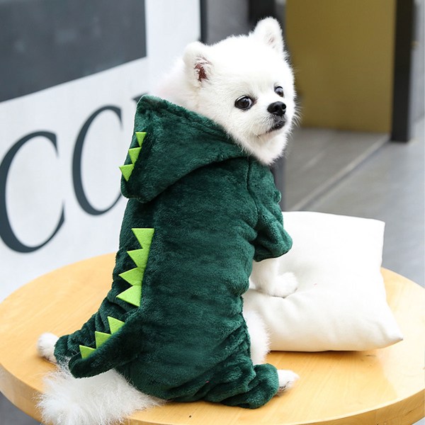 Koirille tarkoitetut pyjamaset pienille koirille, poika ja tyttö, turtleneck-neuletakki Chihuahua-pyjamaset, paksu ja lämmin vaatetus