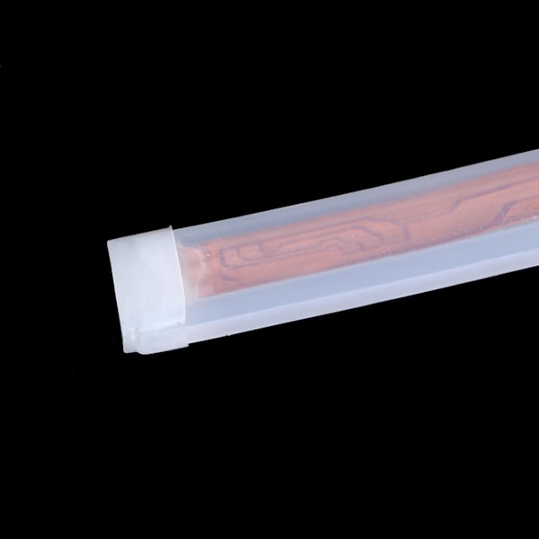 2 stk Bil LED Forlygtebånd Slim Fleksibel DRL Blinklys Hvid + Gul 60cm