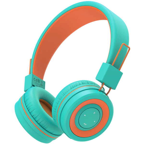 Hörlurar Bluetooth trådlös volymgräns för barn över örat